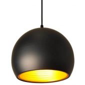 Abruzzo Retro ABRLWGEO1 lampa wisząca 1x20 W czarna-złota