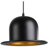 Abruzzo Retro ABRLWRHE27 lampa wisząca 1x20 W czarna-złota