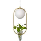 Abruzzo Milano ABRLWUE27 lampa wisząca 1x40 W złoty