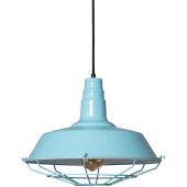 Abruzzo Retro ABRRRPBE27 lampa wisząca 1x40 W niebieska