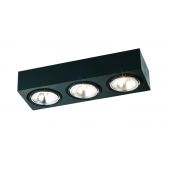 Argon Rodos 1119 lampa podsufitowa 3x6 W czarna