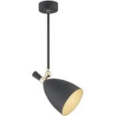 Argon Charlotte 4686 lampa podsufitowa 1x15 W czarna