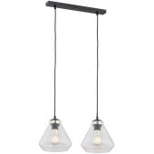 Argon Decorato 854 lampa wisząca 2x15 W czarna