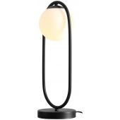 Aldex Riva 1086B1 lampa stołowa 1x10 W biała