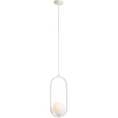 Aldex Riva 1086G9 lampa wisząca 1x10 W kremowa