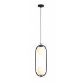 Aldex Riva 1086H1 lampa wisząca 2x40 W czarna