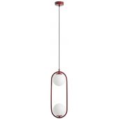 Aldex Riva 1086H15 lampa wisząca 2x10 W czerwona