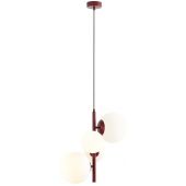 Aldex Bloom 1091L15 lampa wisząca czerwona