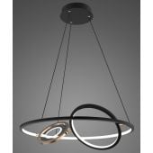 Altavola Design Seppia LA115P62123kblackgold lampa wisząca 3x45 W złoty