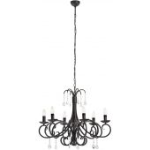 Argon Diadema 2562 lampa wisząca 6x7 W czarna