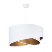 BPS Koncept Galaxy 060062 lampa wisząca 1x60 W biała-złota