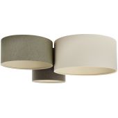 BPS Koncept Boho Ellegant 080070 lampa podsufitowa 3x60 W zielona