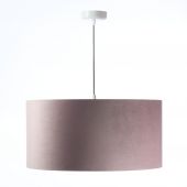 BPS Koncept Glamour 0E008440 lampa wisząca 1x60 W różowa