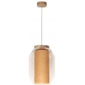 Britop Lighting Vaso Jute 179010174 lampa wisząca 1x15 W przezroczysta