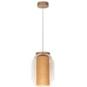 Britop Lighting Vaso Jute 179110174 lampa wisząca 1x15 W przezroczysta