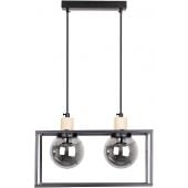 Candellux Retro 3200750 lampa wisząca 2x40 W przydymiony