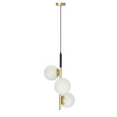 Candellux Duo 3301276 lampa wisząca 3x15 W złoty