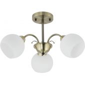 Candellux Nestor 3334939 lampa podsufitowa 3x40 W biała-patyna