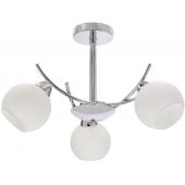 Candellux Amos 3334991 lampa podsufitowa 3x40 W biała-chrom