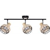 Candellux Tajga 9312227 lampa podsufitowa 3x40 W czarna