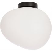 Candellux Stones 1335189 lampa podsufitowa 1x40 W biała-czarna