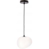 Candellux Stones 3135127 lampa wisząca 1x40 W biała-czarna