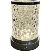 Candellux Brillo 4135806 lampa stołowa 1x2.5 W czarna-przezroczysta