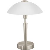 Eglo Solo 85104 lampa stołowa 1x60 W biała-nikiel