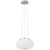 Eglo Optica 86813 lampa wisząca 2x60 W biała-nikiel