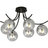 Emibig Boston 11106 lampa podsufitowa 6x40 W czarny