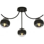 Emibig Boston Stripe 11113 lampa podsufitowa 3x40 W czarny