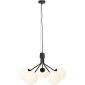 Emibig Nova 11385 lampa wisząca 5x40 W opal