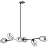 Emibig Pandora 12636 lampa wisząca 6x10 W czarna