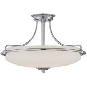 Elstead Lighting Griffin QZGRIFFINSFMAN lampa podsufitowa 4x60 W nikiel