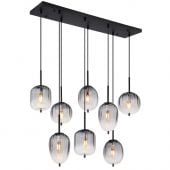 Globo Lighting Attila 152158 lampa wisząca powyżej 6x40 W czarna