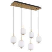 Globo Lighting Ewald 152176 lampa wisząca 6x40 W mosiądz