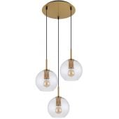 Globo Lighting Adara 15462H1 lampa wisząca 3x60 W mosiądz