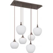 Globo Lighting Maxy 155486HC lampa wisząca 6x40 W biały