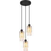 Globo Lighting Backey 157993H lampa wisząca 3x40 W czarny