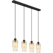 Globo Lighting Backey 157994H lampa wisząca 4x40 W czarny