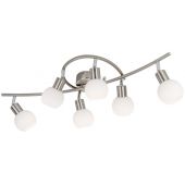 Globo Lighting Loxy 671606016X lampa wisząca 6x5 W biała-nikiel