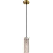 Globo Lighting Karolo 15775H lampa wisząca 1x40 W złota-bursztynowa