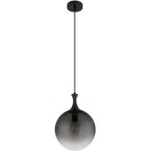 Globo Lighting Dalton 15885H lampa wisząca 1x10 W czarna-przydymiona