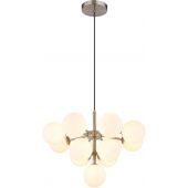 Globo Lighting Grappy 5614313N lampa wisząca powyżej 6x5 W biała-nikiel