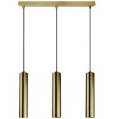 Goldlux Napoli 318718 lampa wisząca 3x8 W złota