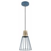 GTV Kaliope OSKALE2725DEC lampa wisząca 1x40 W złota-niebieska