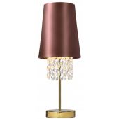 GTV Nesto OSNES342DEC lampa stołowa 1x40 W złota-brązowa