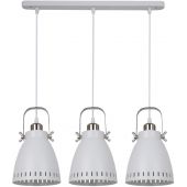 Italux Franklin MDHN8026S3WHSNICK lampa wisząca 3x60 W biała