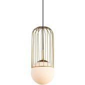 Italux Matty MDM39391GD lampa wisząca 1x40 W złota