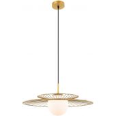 Italux Sarah MDM40001GD lampa wisząca 1x40 W złota